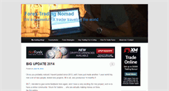 Desktop Screenshot of forextradingnomad.com